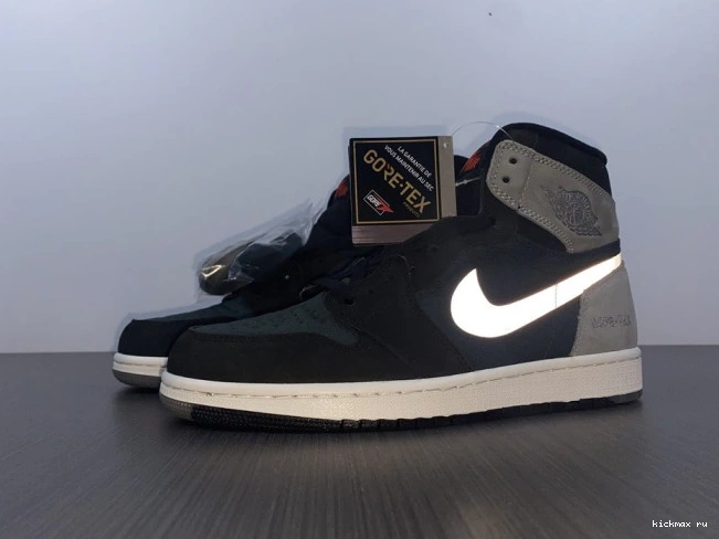 Rep MAX High Gore-Tex Element Black Grey Particle DB2889-001 Retro Jordan 1 0817